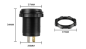 Preview: 12V Einbaudose mit USB-A und USB-C Anschluss - Deine mobile Stromquelle
