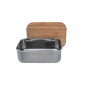 Preview: Lunchbox aus Edelstahl mit Bambusdeckel von Origin Outdoors
