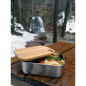 Preview: Nachhaltige Brotdose Bamboo mit Schneidebrettfunktion