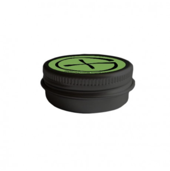 Preview: Micro-Geocache-Dose mit Geocaching-Logo und Logstreifen