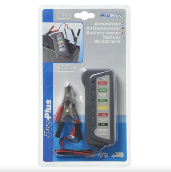 Verpackter 12V Batterietester von ProPlus