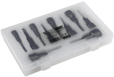 Magnetischer Bitsatz Steckschlüssel 10-teilig für Akkuschrauber