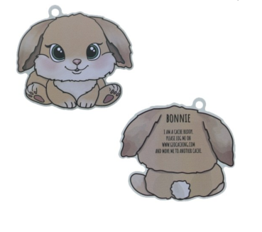Bonnie the Trackable Tag – Dein süsser Cache Buddy aus Aluminium