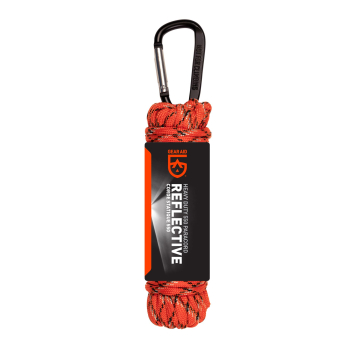 GearAid Paracord 550 reflektierend, 9 m, mit Karabiner