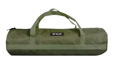 Tasche für Biltema Taschenangel in Dunkelgrün, seitliche Ansicht