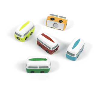 Preview: Magnet-Set Camper – 5 Mini-Busse mit Magnet, perfekt für unterwegs