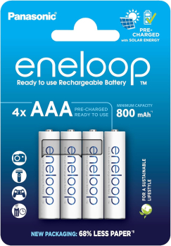 Panasonic Eneloop AAA 800 mAh Akkus im 4er Pack