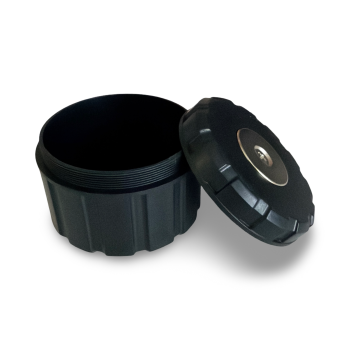 Preview: Schwarzer Magnetcache mit starkem Magnet