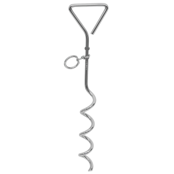Spiral-Hering aus Metall mit Ring von Geo-Discount