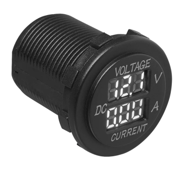 Digitales Einbau-Volt-Amperemeter für 12V/24V DC
