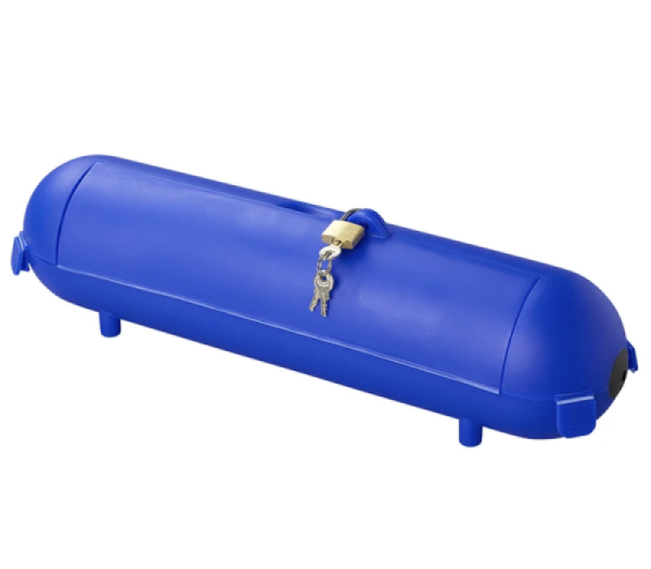 Sicherheitsbox für CEE Stecker - blau