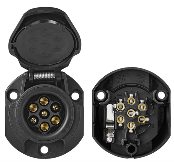 Steckdose für Anhänger 7+1 Polig