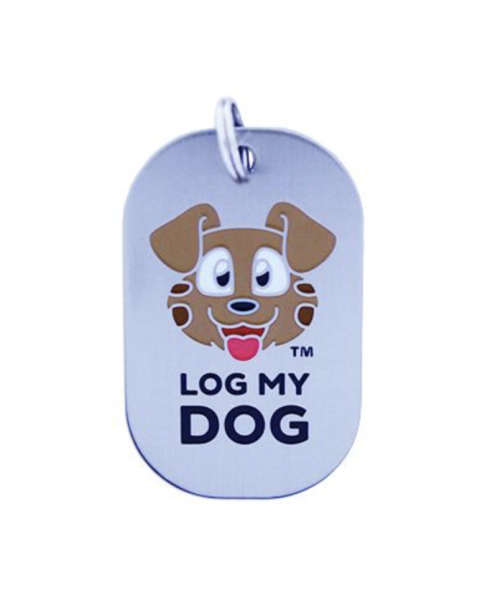 Trackable Dog Tag - Hundeanhänger mit Trackingnummer