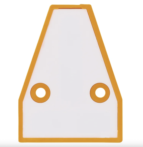 Rückseite der Wasserwaage Pyramide