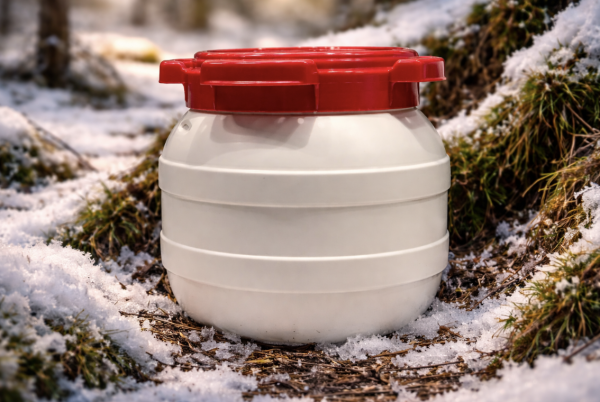Schnee Geocache