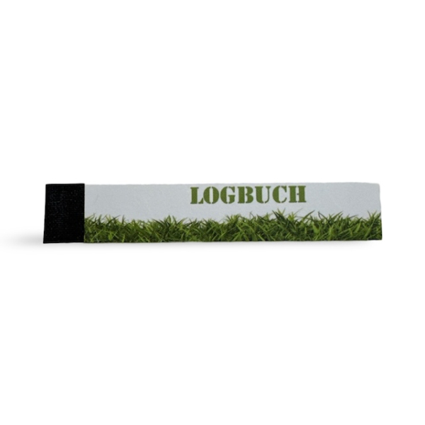 Logbuch mit Heftklammerung - Wiese