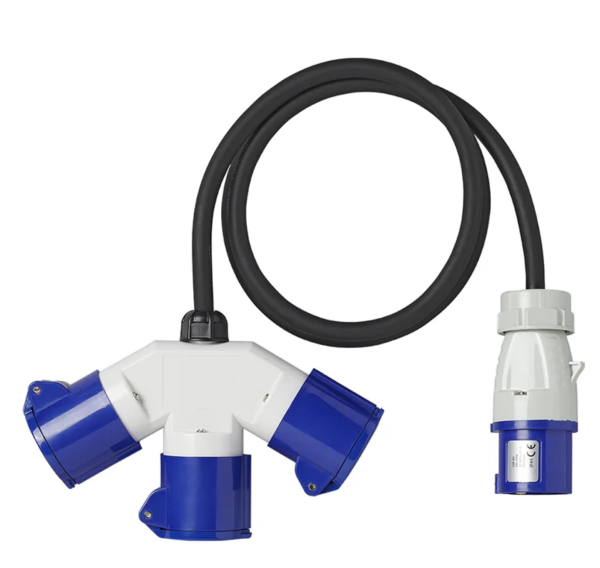 Robuster Adapter-Splitter für Baustelle & Camping