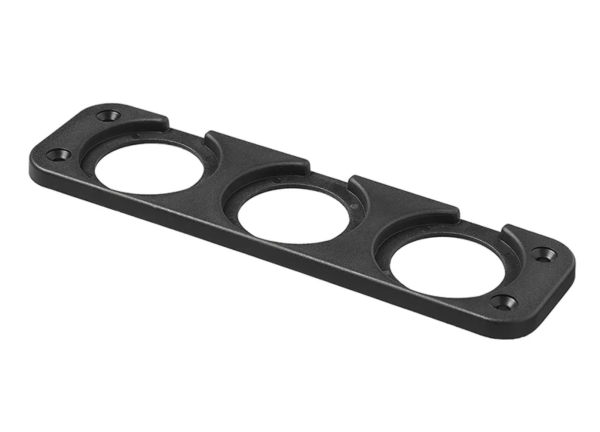 Einbaurahmen 3-fach aus ABS für 12 V Steckdosen bei Geo-Discount