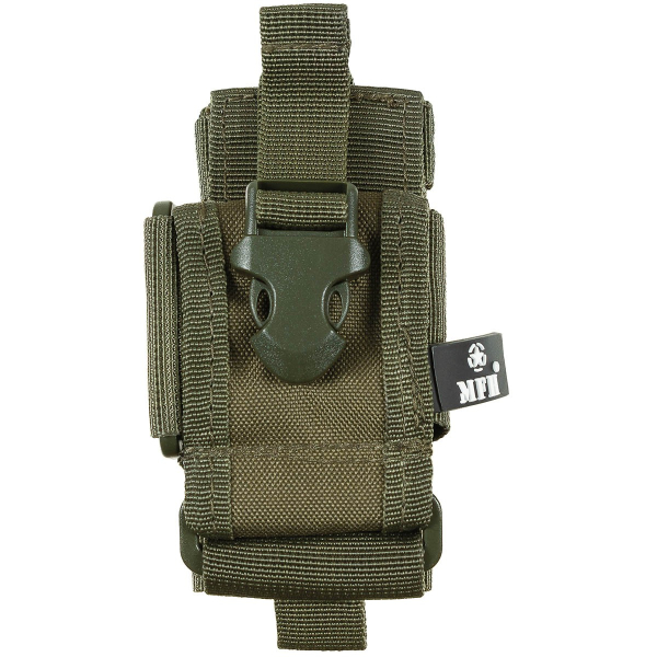 Verstellbarer MOLLE-Handyhalter in Oliv von Geo-Discount