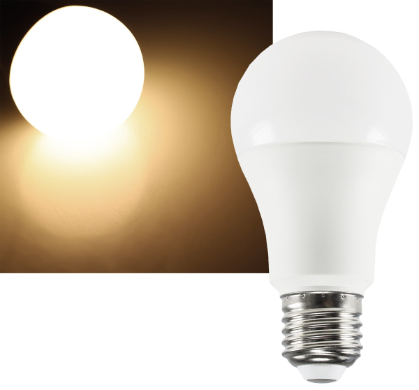 Energiesparende E27 LED-Birne in Glühlampenform