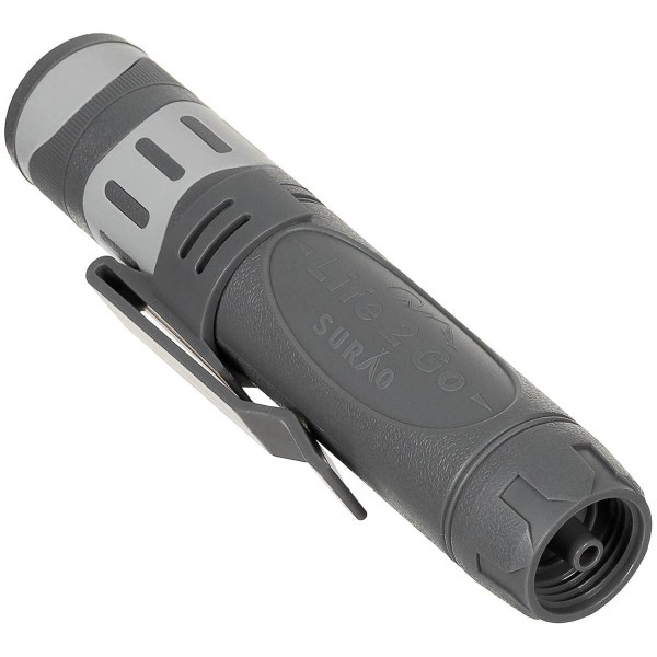 Kompakter Outdoor-Wasserfilter mit Faltflasche und Clip