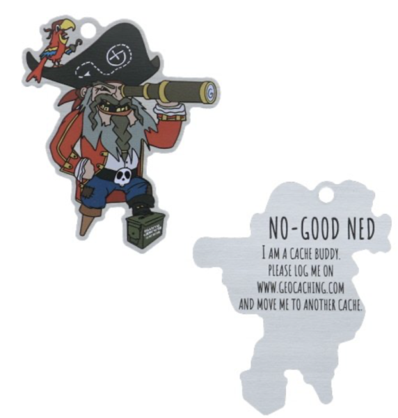 Geocaching Trackable - Pirat