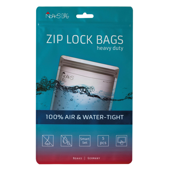 Noaks Zip Lock Bags Set, wasserdichte Beutel 5-teilig