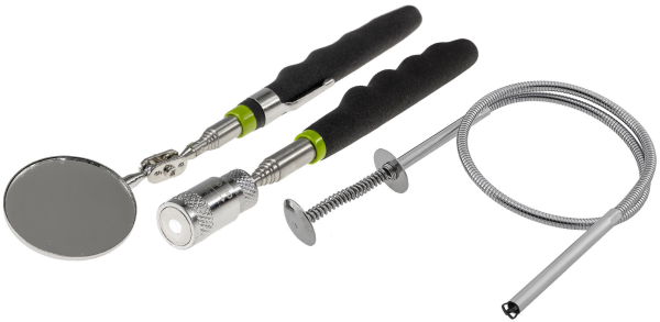 3in1-Pickup-Werkzeug mit LED-Magnet, Spiegel und Greifer