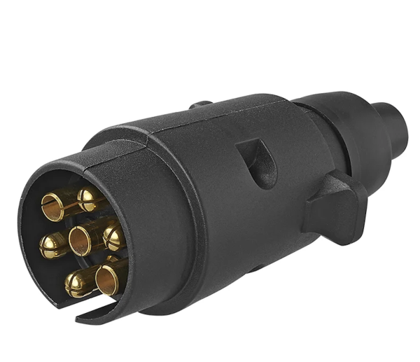 Stecker 7-polig PVC - Kunststoffstecker für Anhänger und Anhängerkupplungen