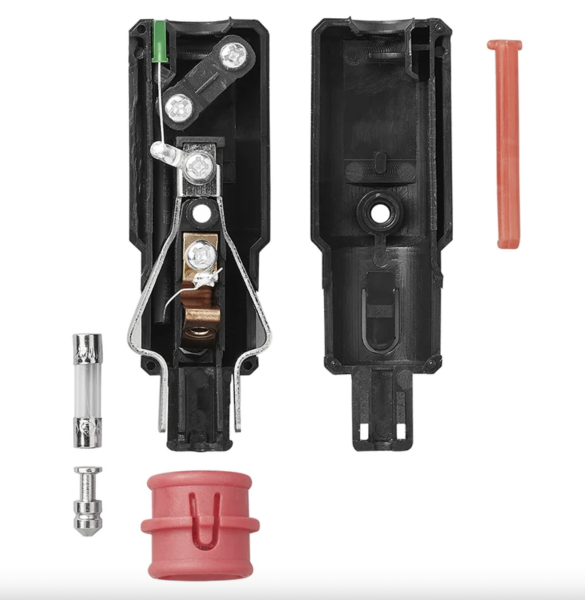 Auto-Stecker mit Sicherung und Kontaktklemme