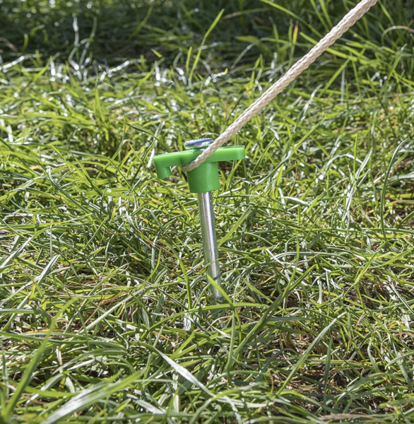 Zelthering 25cm Metall mit Kunststoffhaken – Set 6 Stück kaufen | Geo-Discount.ch