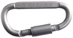 Karabiner mit Schraubsicherung