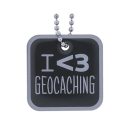 "I love Geocaching" - Trackable